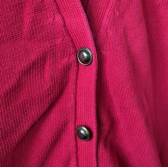 Red vintage cardigan - Size L - Picture 7 of 7